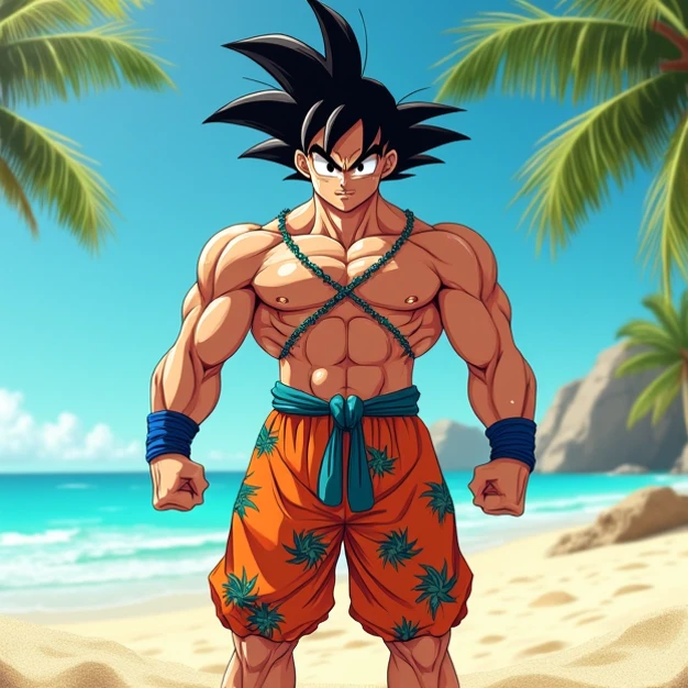 Goku and bikini 
