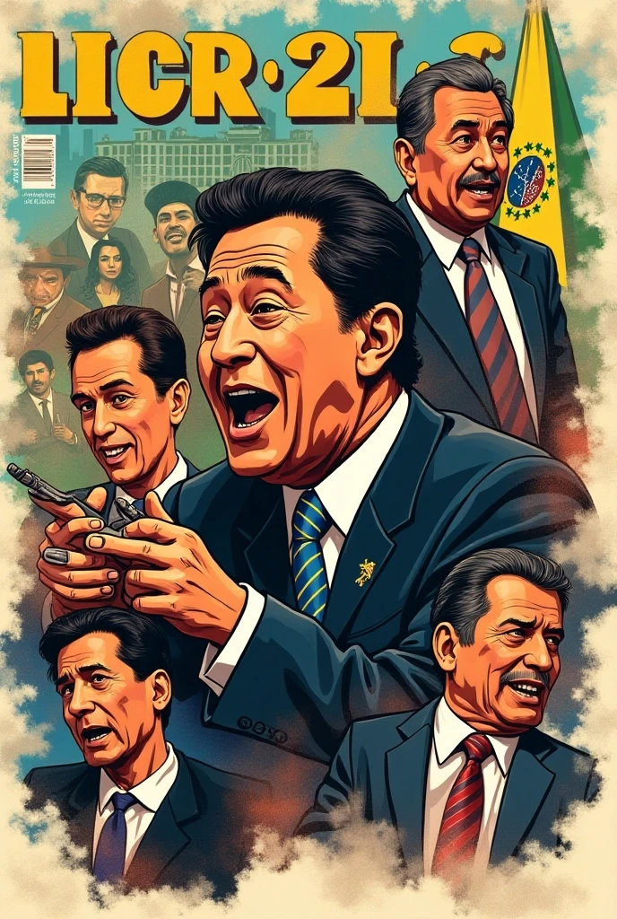 (Mad Magazine cover) Alfred E Neuman as One Punch man Saitama in a heroic pose with classic Newman smile, Tatsumaki (extremely sexualized, big butt, big boobs, classic dress) very mad jumping up and down yelling at Saitama, bloody remains of a beast all over the crowd and downtown Tokyo

