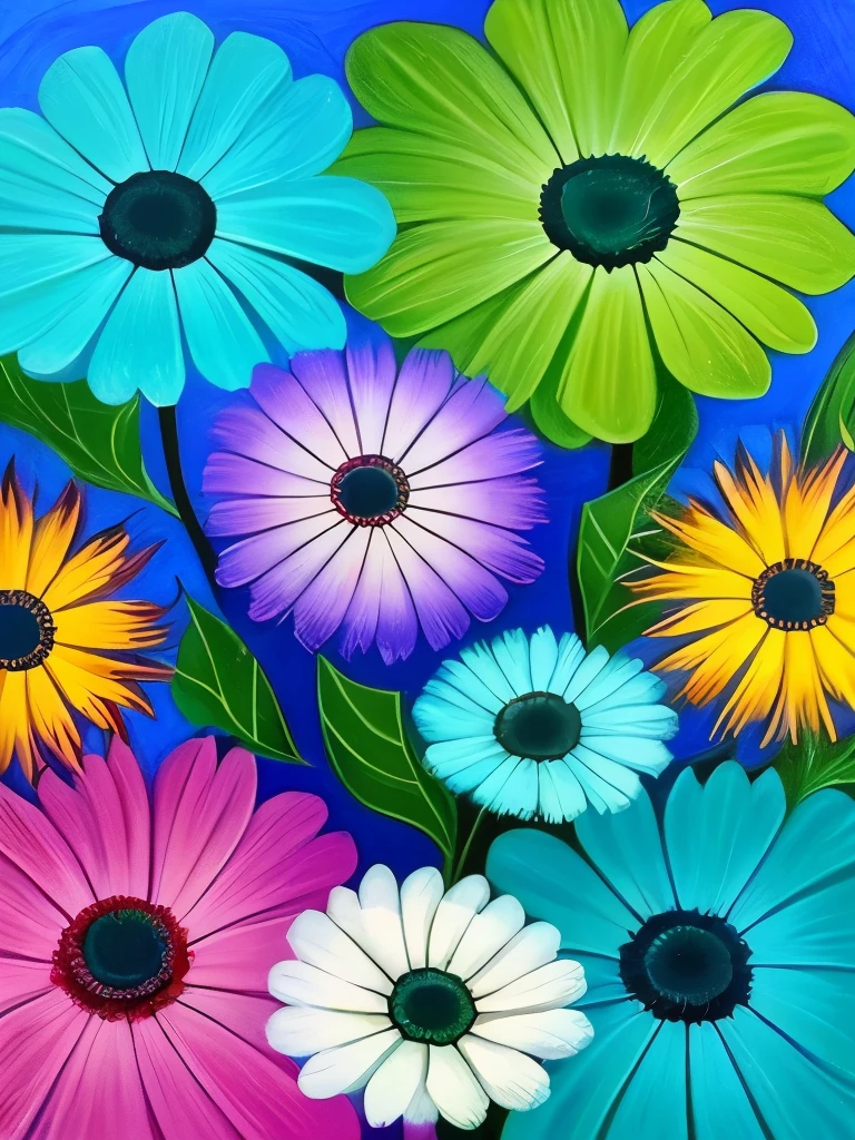 painting of three white flowers with blue centers on a green background, glowing hue of teal, soothing colors, greenish blue tones, teal aesthetic, blue flowers, turquoise, blue - petals, beautiful large flowers, turqouise, serene expression, blue and cyan colors, realistic flowers oil painting, anemones, elegant art, blue and green colours