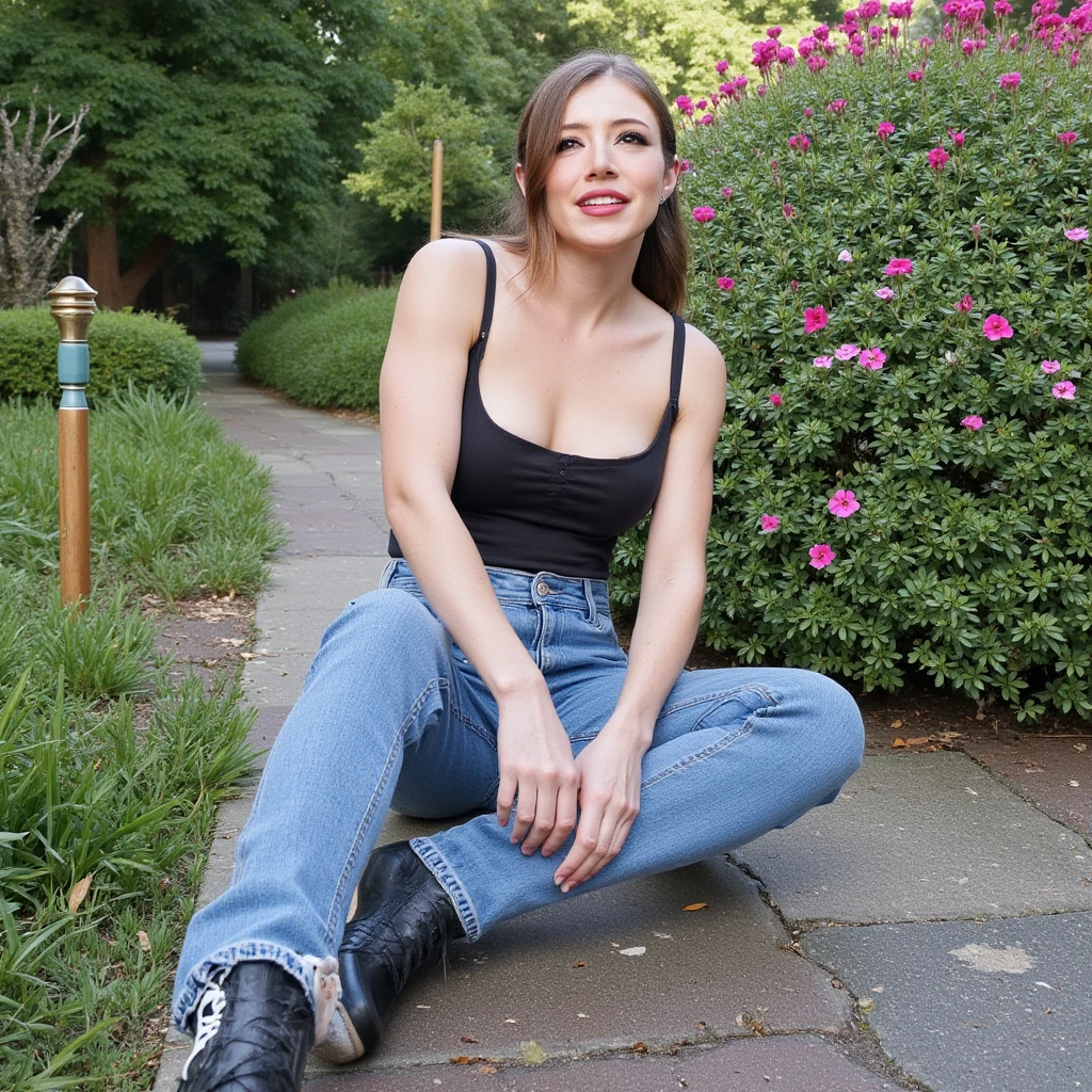 One girl with a full nude body, Real Stick, alone, (8k, highest quality, masterpiece:1.2), highest quality, orgasm_face, remote_play, remote_vibrator, twist, whole body, Street Corner,