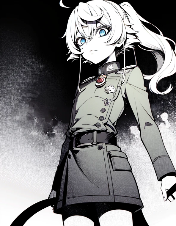 forward bendingstanding from behindupside-down, Tanya Degurechaff TanyaTheEvil Youjo Senki