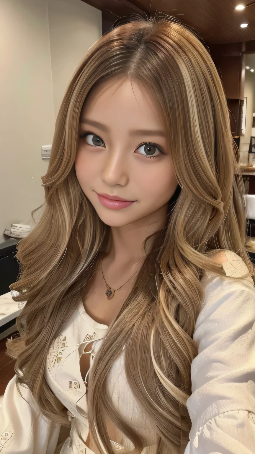 Long Hair, curly hair,White beige hair color:1.2,、 tan:1.5,Selfie:1.5、maSterpiece、HigheSt quality、Extremely detailed 8K、、 very detailedな、 very detailed、very Realistic、RealiStic、JapaneSe、one person&#39;S、High Head Rate、Beautiful realiStic face、RealiStic face in every detail、 Attention to Details , RealiStic Hair、Beautiful and realiStic hairStyleS、Beautiful and realiStic eyeS、h very detailed realiStic eyeS、Proportional eyeS、H very detailed pupilS、 very detailedリアルな自然な眉毛、 very detailedリアルな唇、 Beautiful and realiStic lipS、Pink lipStick、Sexy lipS、RealiStic and well-proportioned breaStS、RealiStic medium Sized breaStS、Slim Abs、 Very detailed skin、Ultra-high reSolution,8k,RealiStic、   perfect sentences that show through female genitals,  detailed lighting, Dramatic ShadowS,  ray tracing , 1 person,  watching the audience、Tight white camiSole:1.5、Big BreaStS:1.4 、CondeScending Smile、CompenSate、 sit in bed
