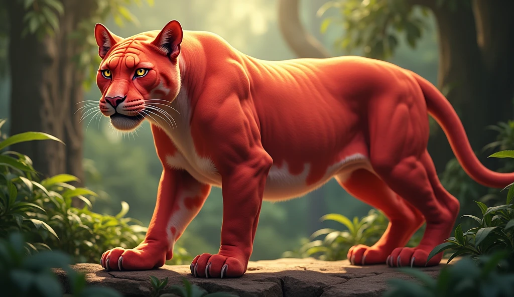 Coral color panther