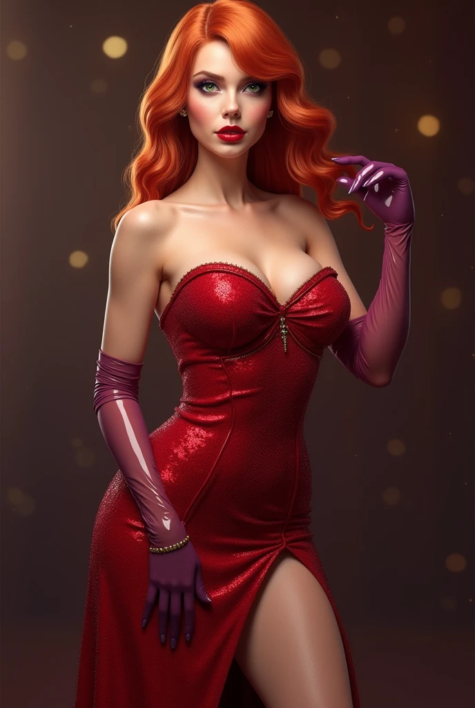4lex1a,red dress, high quality,