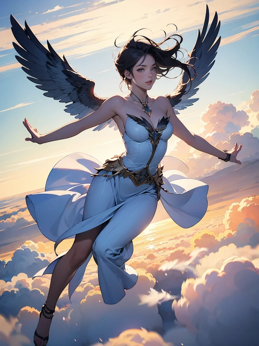 angelicales、Heart of Takusa、play、wondrous、Happy smile、Top image quality、Dreams、wanting、himawari、Angel wings on the back 、Fantastical、heart mark、treasures、treasure chests、krystal 、It's hard to tell --auto