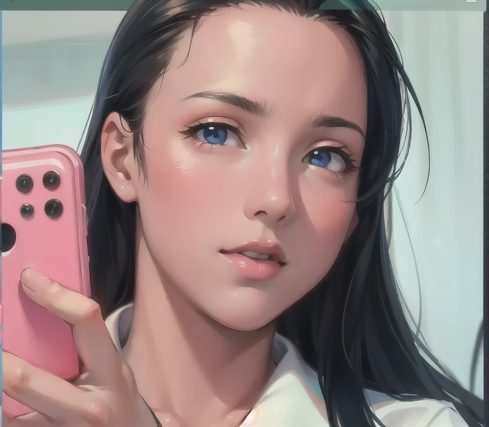 (high quality, High resolution, fine details, actual), ((((A seductive expression)))), ((((Take a two-handed selfie)))), rely on, Forward tilt, ((((Kiss me)))), ((((Kiss me)))), ((((Kiss me)))), ((((Kiss me)))), ((((Kiss me)))), alone, miss, ((Female office worker)), Bright Eyes, (exquisite eyes), heart shaped eyes, blush, Shallow depth of field