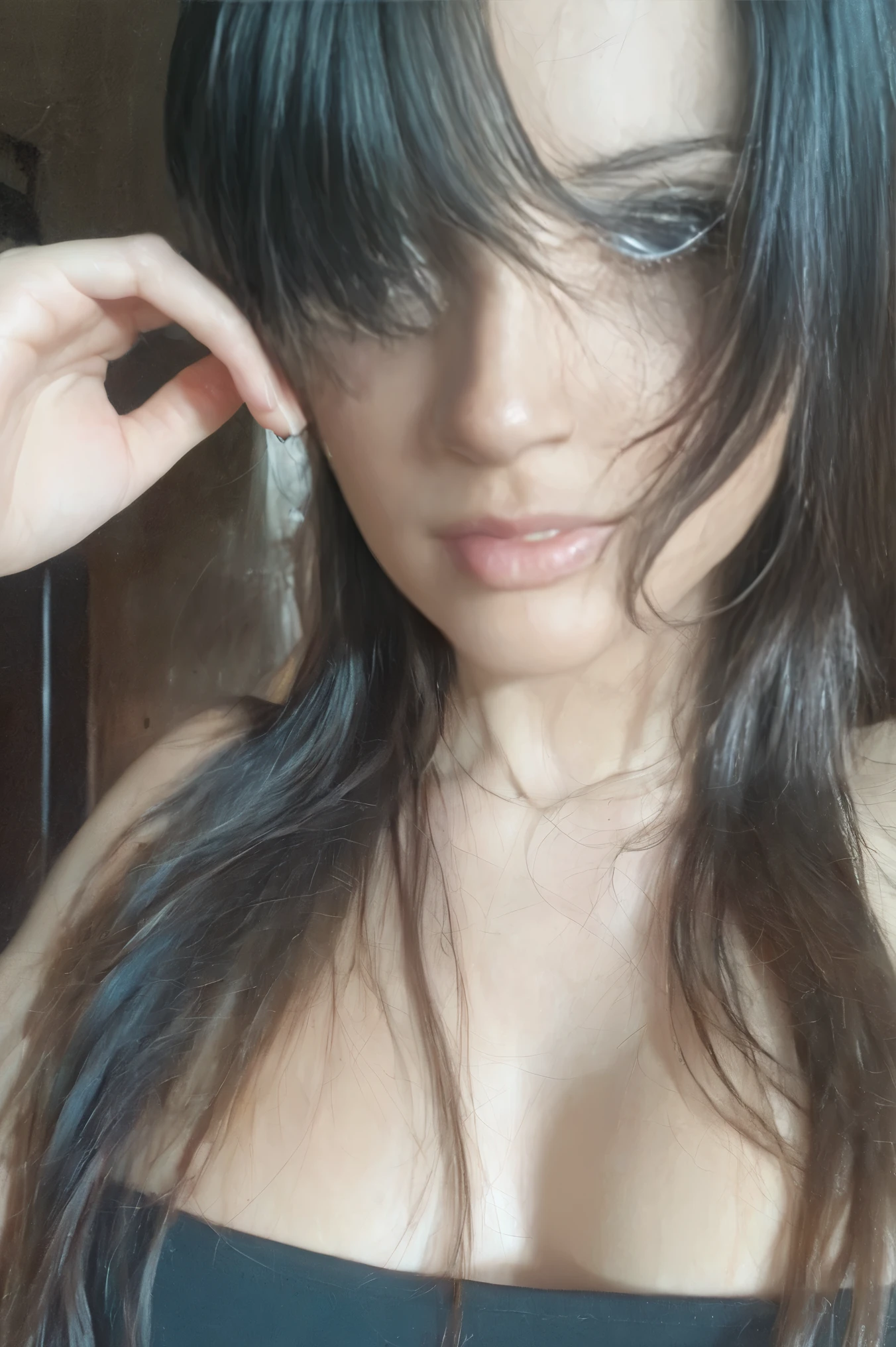 Rashmika Mandanna,shaggy hair style,selfie style, (( looking at viewer)),(big cheeks)30 year old,1woman,solo,breasts,(fleshy face),long hair,cleavage,black hair,navel,midriff,bikini, bedroom , nerd glass,
best quality,masterpiece,illustration,an extremely delicate and beautiful,CG,unity,8k wallpaper,Amazing,finely detail,masterpiece,official art,extremely detailed CG unity 8k wallpaper,incredibly absurdres,huge filesize,ultra-detailed,highres,extremely detailed,beautiful detailed girl,realistic,broad fleshy body, ((perfect eyes nd eyebrow))