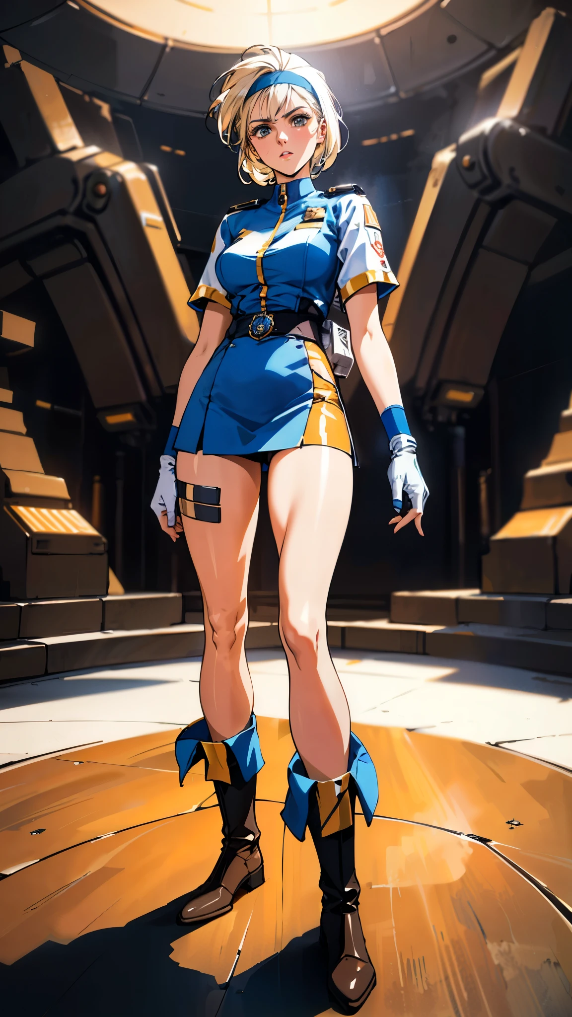 ultra-detailed, Explicit, Beautiful body, Beautiful Nose, Beautiful character design, perfect eyes, perfect face, ultra highres, 4K, beautiful legs, perfect legs, Nice hands, Perfect hand, Masterpiece, Best Quality, Highly detailed, illustration, absurdres, street fighter, doll suit, shadaloo doll, dollsuit, girls, multiple girls, expressionless, blank eyes, looking at viewer, red gloves, emotionless, black latex, corrution, mind control, female combatant, full body, hypnotized, unhappy trance, full body suit, ribbed bodysuit, both arms at side, stand up straight, obey, perfect female body, extremely glossy latex, hypnosis, hypnoLora, empty eyes, Mind control device, poses, brainwashed, submissive_pose, Slave, hat, necktie, stand up straight, standing, standing at attention, belt, extending the right arm from the shoulder into the air with a straightened hand, nazi saluting, military, military saluting, salute, right hand saluting, left hand at side, latex, garter belt, thighhighs, black hair, red eyes, short eyes, crown, tiara, kuroinu, kaguya, ass, from behind, looking from behind