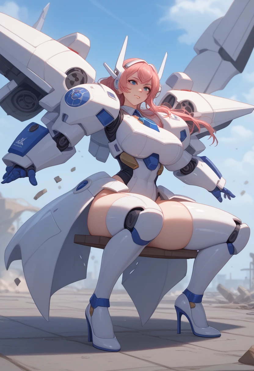 (masterpiece, top quality),
mecha,fusion mecha,1girl, solo, breasts, nipples, large breasts, mecha musume, navel, pussy, nude, vaginal, full body,
detailed eyes, Perfect features, (masterpeace, best quality, good quality:1.4), masterpeace, intricate details,