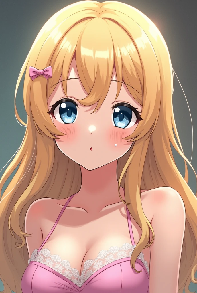 ultra detailed,((nsfw)),hentai,huge breasts,large breasts,anime,megami magazine,slim,small face,big eyes,double eyelids,long eyelashes,[red eyes],[[purple eyes],pink eyes,[small nose],[narrow nose],[straight nose],[pointed ose],bridged nose,thin lips,long hair,straight hair,bangs,(blonde hair),[[pink hair]],[[red hair]],multi-colored hair,(nude),(embarrassed),medium close-up shot,((looking at the camera)),(((facial))),(face focus),((bukkake)),(((cum))),1girl,girl