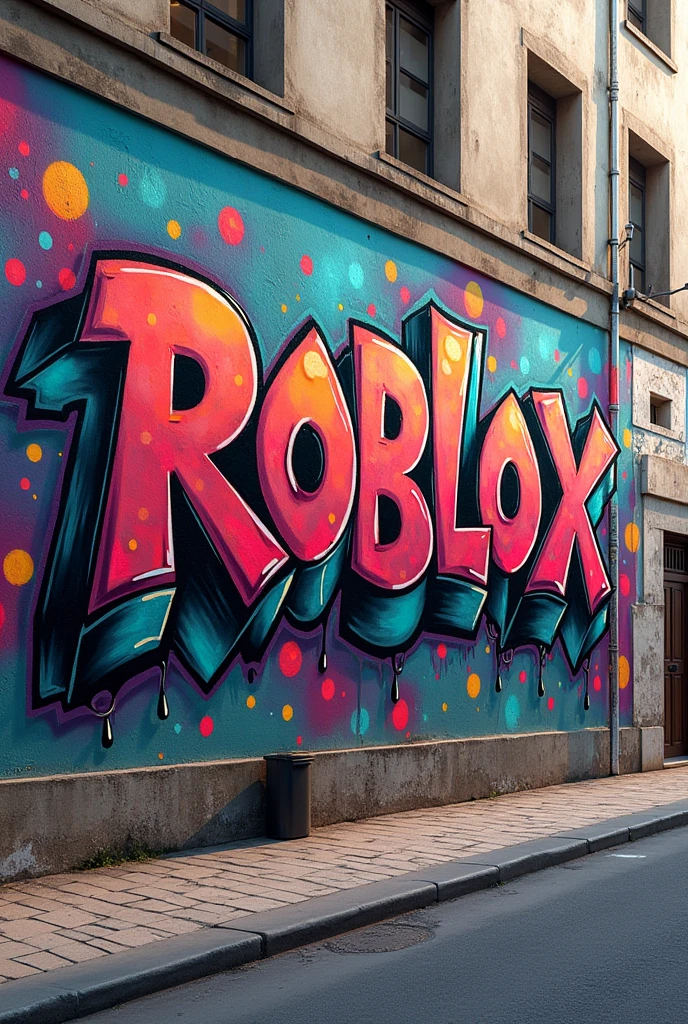 Graffiti "First name Antoine" With "roblox"