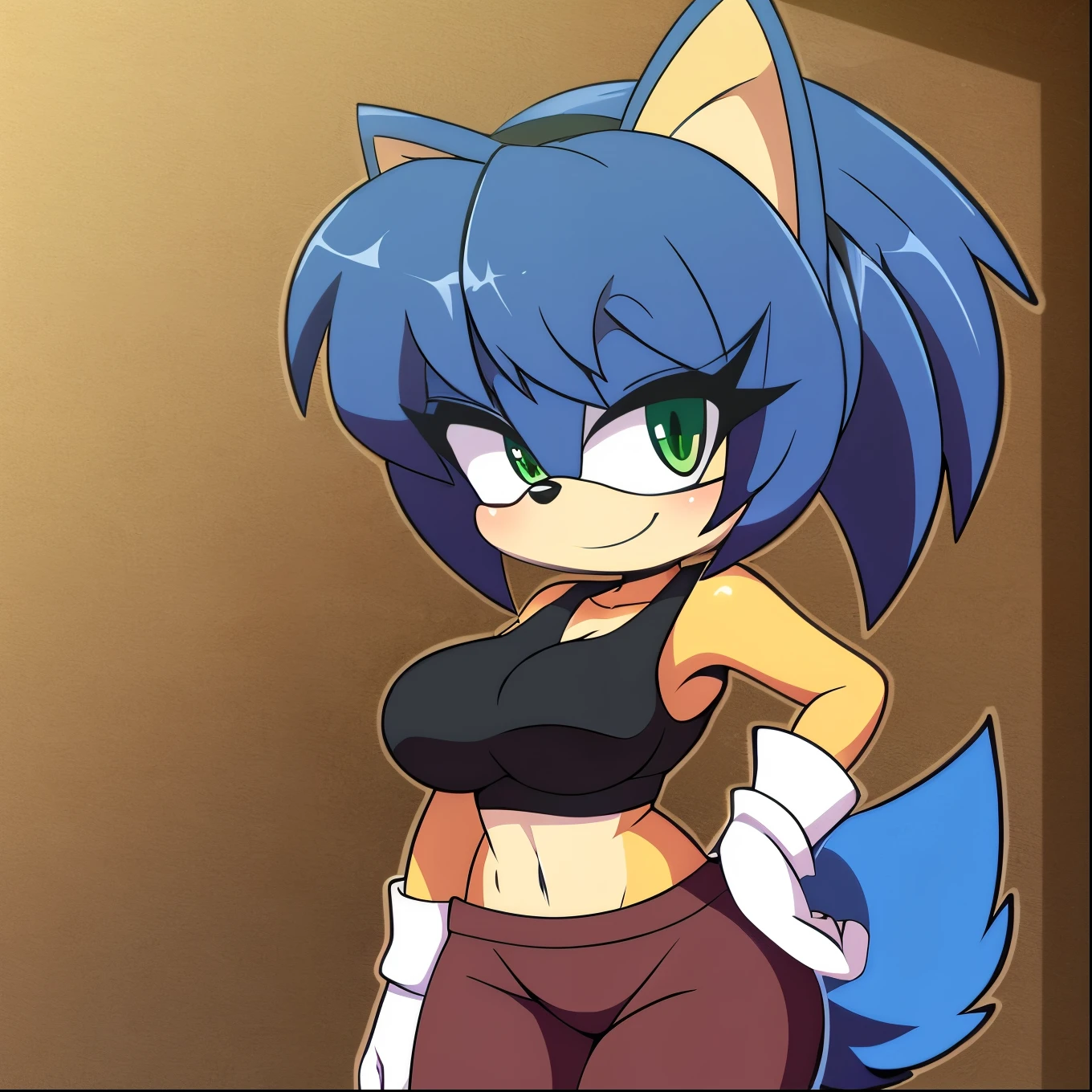 core_9, score_8_up, score_7_up, score_6_up, score_5_up, score_4_up, BREAK, source_anime, solo, 1girl, Fuwa Kokone, blue hair, medium hair, green eyes, smile, blue cat lingerie, (cocksock), cat tail, cat ear hair band, collar, bell, zettai ryouiki thighhighs, looking at viewer, (sagging huge_breast:1.2), erect nipples, dirty dark large areola, (skinny, slim legs, small hip, narrow waist), milf, (futa, erect dirty penis , cum burst), natural (black:1.2) armpit hair, Unshaven black Pubic Hair, pet play, nsfw, gravure pose, full body, in the city