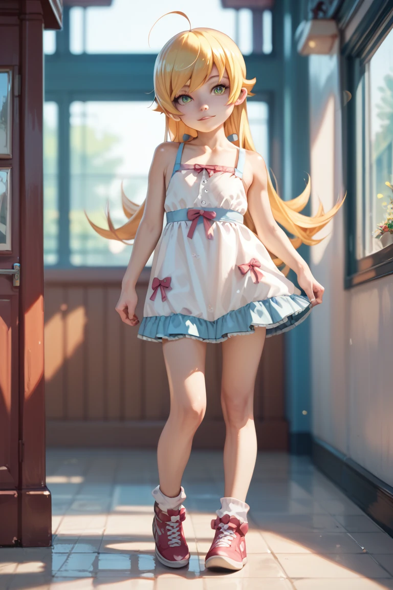 oshino shinobu, ****, standing, fullbody