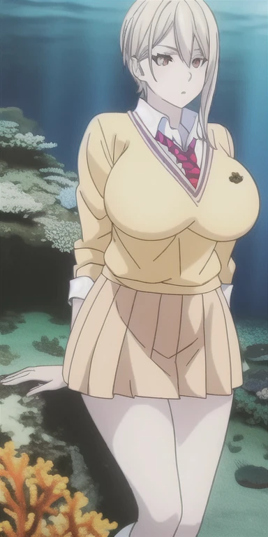 ((最high quality)), high quality, High resolution, Absurd, Very detailed, Best Anatomy, Detailed eyes, Perfect Eyes, Mature Woman, Namiend, No pants, No pants, No shirt, Twin tails, Brown eyes, White While taking off his shirt, Orange Hair, short Twin tails, Folded sleeves, ((Detailed nipples)) show off nipple Big Breasts Beautiful breasts Cleavage Emphasis Butt Emphasis A boy grabs her breasts from behind nsfw, (breast squeeze:1.3) (bra lift) bare breasts ((pubic hair)) ((nsfw)) cum bukkake orgasm M-shaped legs Squirting ass pov