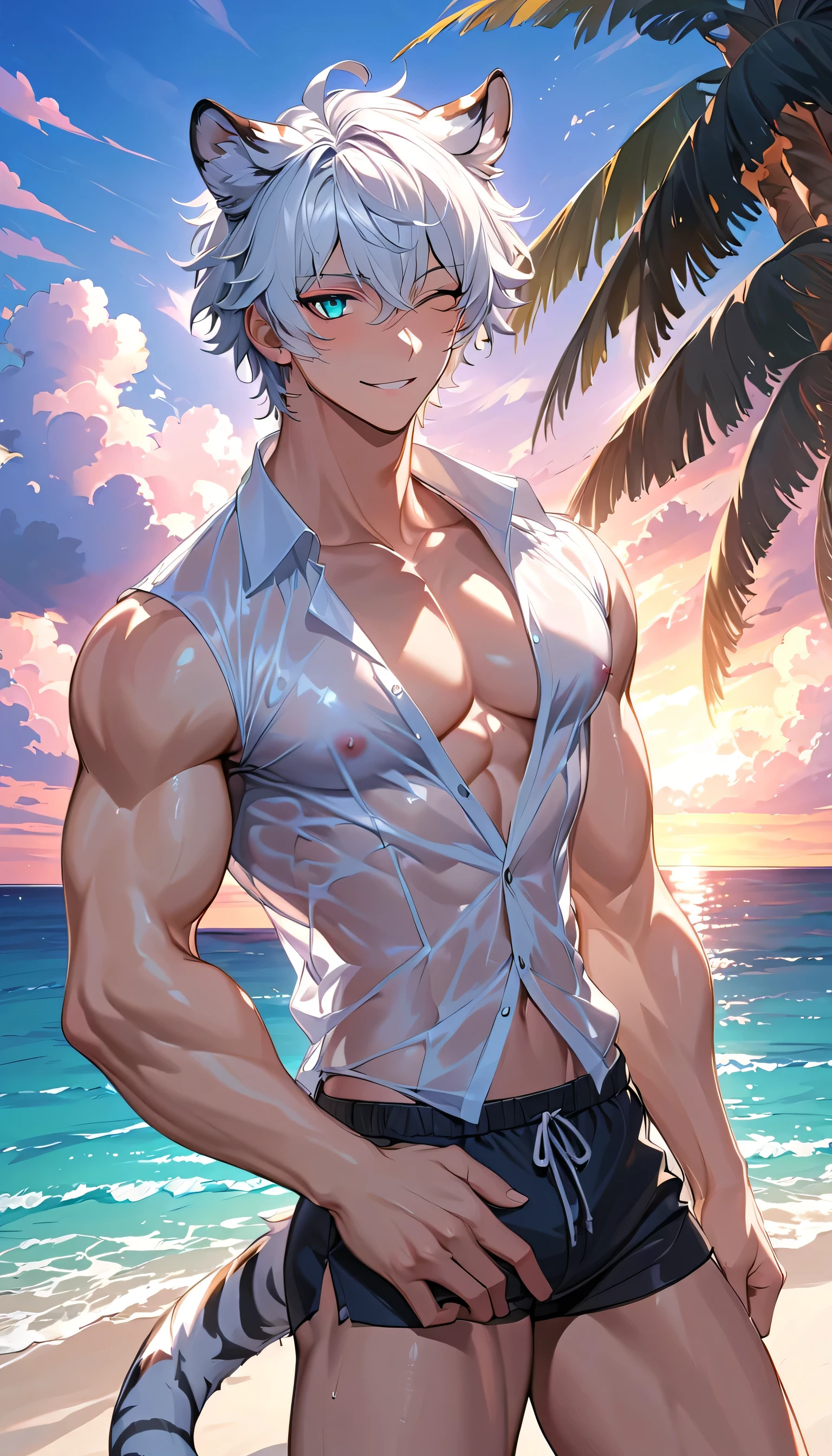 (masterpiece, best quality),1boy,(younge boy,Kid's face),ager face,Side view,Body tilt,Hands drooping down,Delicate big eyes,Keep your eyes open,Hold the in your hand,The ,Big ,Hand support testicles,,,cum shots,orgasmc,Smooth and delicate skin,Short square face,(Lewdness),infancy,snowfield,Large ice cubes,Blue-violet aurora,Lewd expression,,infancy,Young age,Blue-white ice cubes,Short round face,Flat chin,Fine face in detail,Briefs,musculous,Short bright orange hair,The eye,复杂,full bodyesbian,nakeness,Teal briefs,Pectoralis abdominal muscles,the night,vivd colour,(depth of fields:1.2),(abs),looking at viewert,A top-down perspective,spread their legs,Arms drooping,snowflower,ice cubes,cold temperature,A top-down perspective