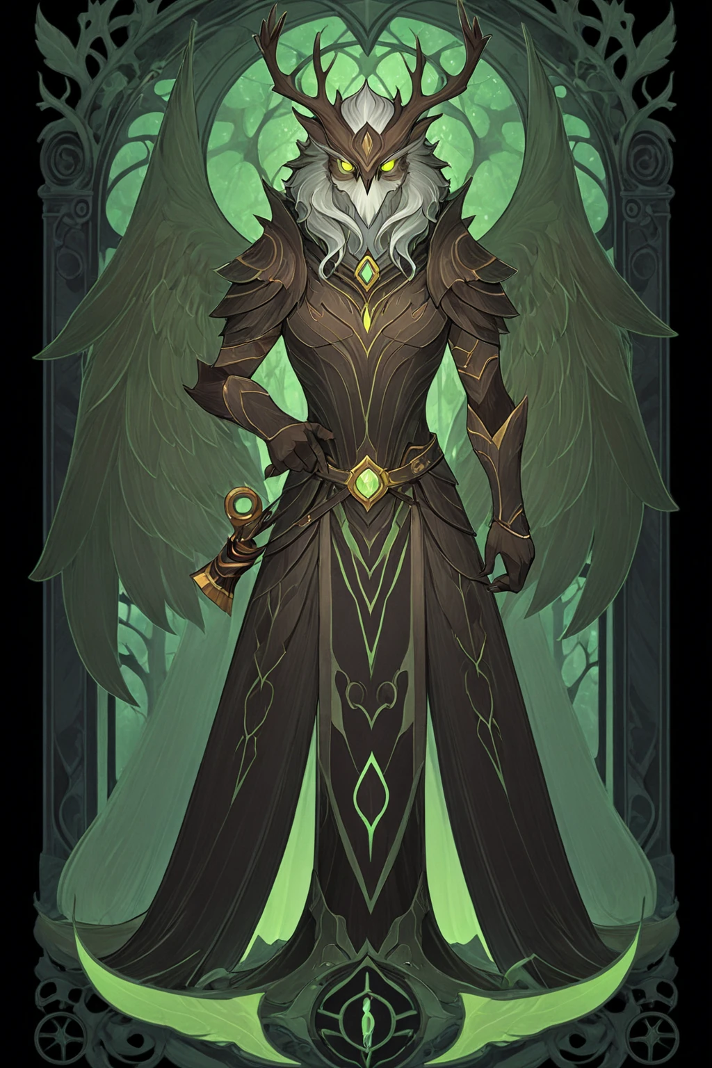 1 boy, Son of the Devil, Dark costumes, Full body standing painting, (((独奏))), Clear facial features, Simple line design, ((tarot card background, symmetric beauty)), perfectly symmetrical, The art of symmetry, Standing drawings of characters, ((flatcolors)), tmasterpiece,top Quority,best qualtiy,超高分辨率, ((Clear facial features,beautidful eyes,beauitful face, Exquisite facial features))