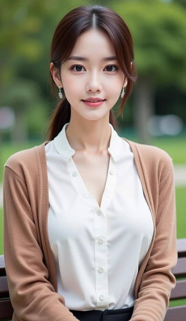 (((Beautiful woman standing in a windy park:1.3))),(Hair soars in strong winds:1.3),(The strong wind makes the shirt fly:1.3),(Skirt floating in strong wind:1.3),Holding down her frilly skirt with her hands:1.3),Off the shoulder,White shirt,Looking at the audience,whole body,From above,look up,Beautiful Hands,(Reddish brown wet shiny short messy hair),Blushing,Pointed red mouth,Big Breasts,Accentuate your breasts,Perfect body curves,Beautiful clavicle,((Expressing happiness through facial expressions:1.3))),Nice face,
Detailed clothing features,Detailed hair features,Detailed facial features,Looking into the camera,,(Dynamic and sexy pose),Cinematic Light,(Highest quality,Written boundary depth,Intricate details,The contrast of light and shadow、The subject appears three-dimensional,) ,Digital single-lens reflex camera, (Realistic),(Picture Mode Ultra HD,)