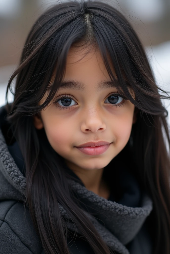 Girl with a very crazy look