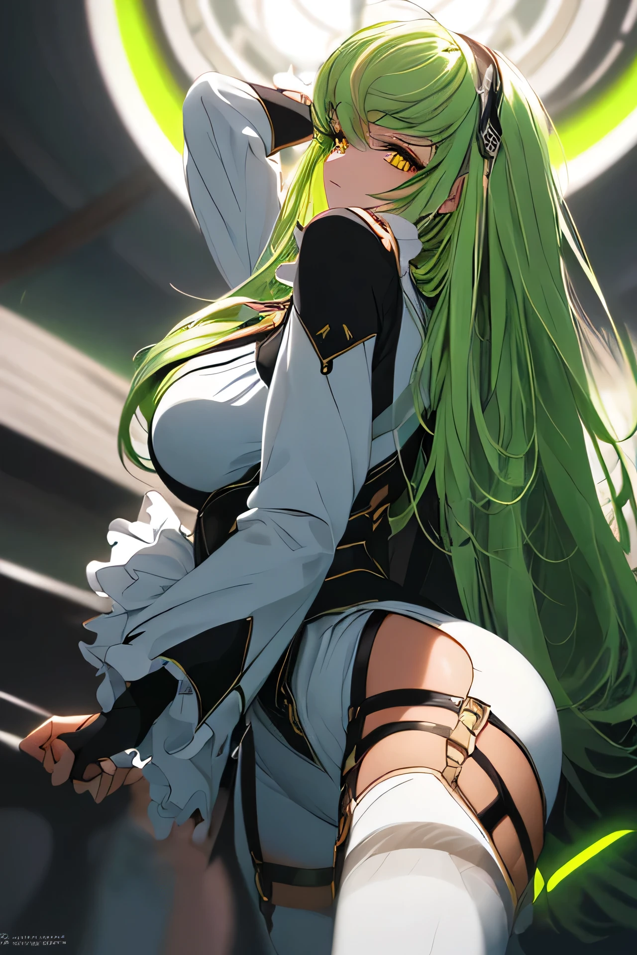 (masterpiece, best quality), intricate details,
1girl, cc_codegeass, hair between eyes, very long hair, white suit
bedroom, laying on bed, on back, sleeping,