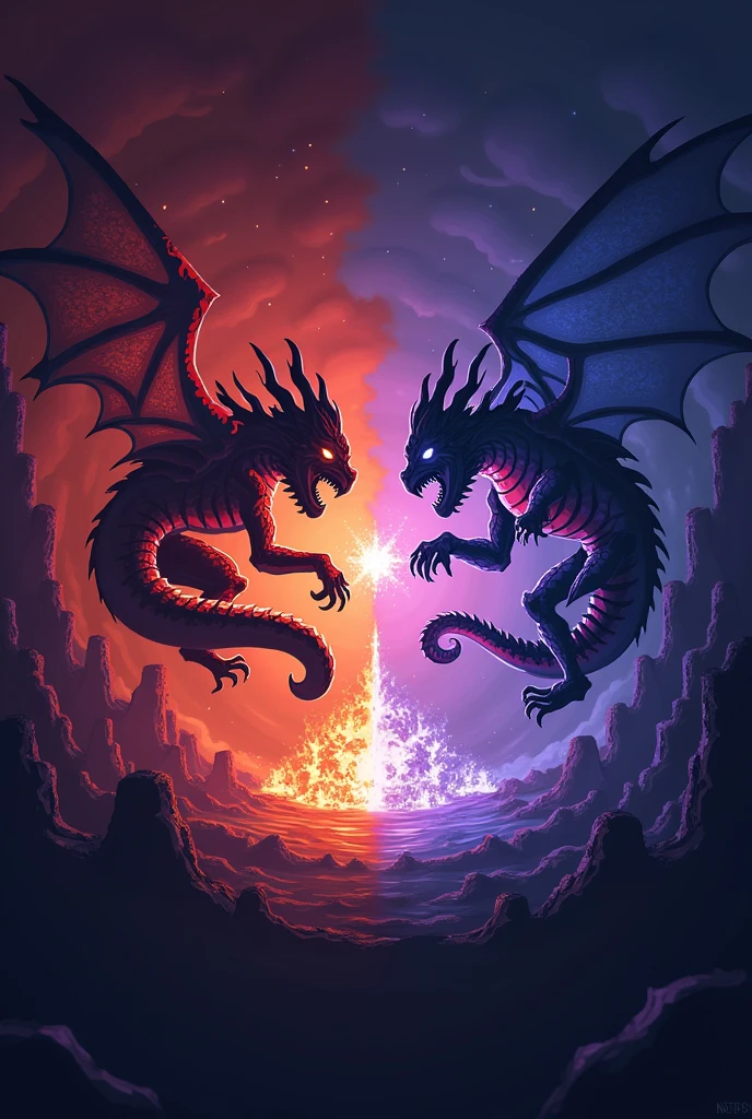 Gloomy black dragon flying through the starry night sky, super verbose, FHD, ultra realisitic