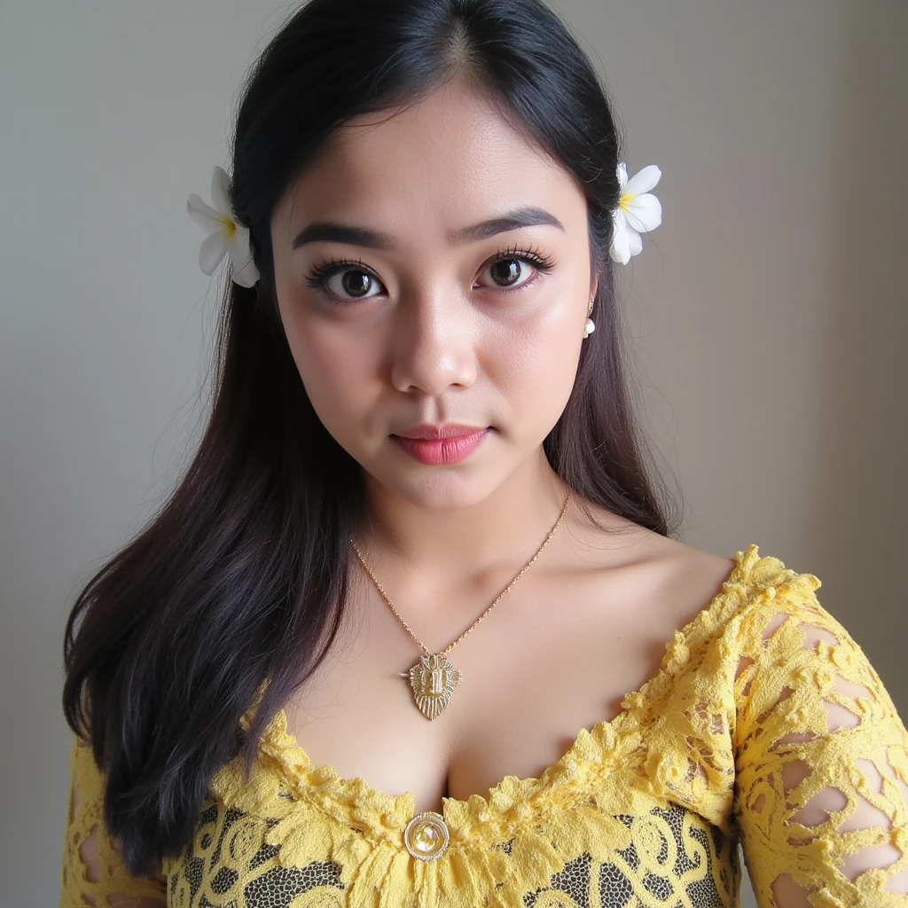 (8k, best quality, masterpiece:1.2), (red_kebaya_bali), (realistic, photo-realistic:1.37), ultra-detailed, 1 girl, cute, solo, beautiful detailed sky, detailed cafe, night, sitting, dating, (nose blush), (smile:1.15), (closed mouth) small breasts, beautiful detailed eyes, (collared shirt:1.1), night, wet, business attire, rain, white lace, (short hair:1.2), floating hair NovaFrogStyle, Kebaya_Bali, kebaya_bali green_kebaya_bali orange_kebaya_bali blue_kebaya_bali blue_kebaya_bali black_kebaya_bali white_kebaya_bali yellow_kebaya_bali white flower flower