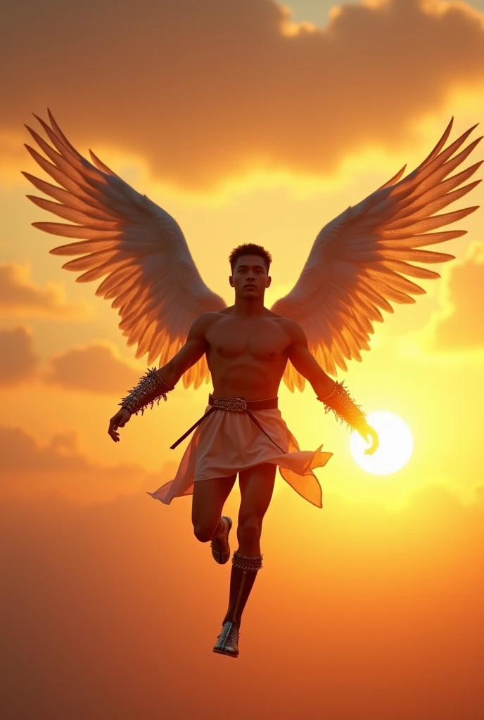 Cristiano Ronaldo mixed with gods
