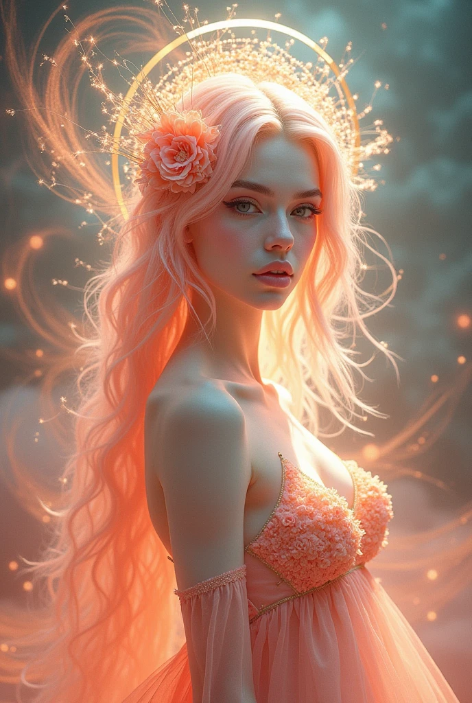 (best quality,4k,8k,highres,masterpiece:1.2),ultra-detailed,realistic,pov from below,solo female,blushing,smirking,smug,taking a selfie,emphasizing her curvy body and hips,fashionable,modern,dynamic lighting,stylish background.