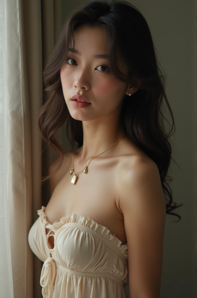 best quality, masterpiece, highres, 1girl,china wedding dress,hair ornament,necklace, jewelry,Beautiful face,upon_body, tyndall effect,photorealistic, dark studio, rim lighting, two tone lighting,(high detailed skin:1.2), 8k uhd, dslr, soft lighting, high quality, volumetric lighting, candid, Photograph, high resolution, 4k, 8k, Bokeh