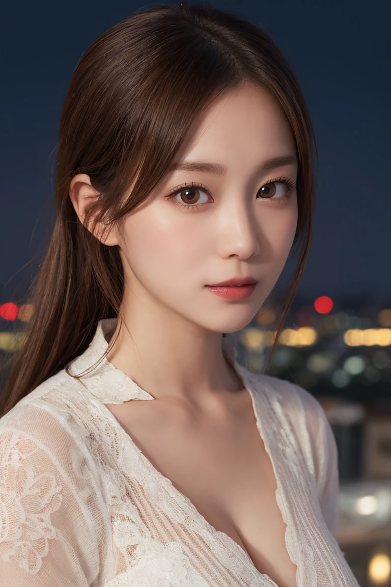 (masterpiece:1.3), high resolution, ultra detailed, extremely detailed CG unity 8k wallpaper, realistic, photo-realistic, RAW photo, beautiful detailed face, pale skin, realistic glistening skin, detailed cloth texture, detailed hair texture, Perfect body, Beautiful Face, accurate, Anatomically correct, Highly detailed face and skin texture, natural neck length, (beautiful hands), (fair skin:1.1), (well-aligned teeth:1.1), (Sweaty skin:1.2),
BREAK,
Detailed eyes, symmetric eyes, Light Brown eyes, Double eyelids, Thin eyebrows, (Glossy lips:1.4), ((A face with waiting for a kiss:1.2)), (blush:1.1), (A sparkling small hair accessory:1.1), (beautiful smile:1.1)
BREAK,
(A classy and Cute woman1.3), (nude, nsfw, nipple:1.4),
BREAK,
medium large breasts, slender figure, firm abs,
((random hairstyle, black hair, bangs:1.2)), (cowboy shot:1.2), (looking at viewer), cowboy shot, From above,
BREAK,
((Sitting side by side on the backseat of a office)), (((A view of Tokyo outside the window at Night:1.3))),