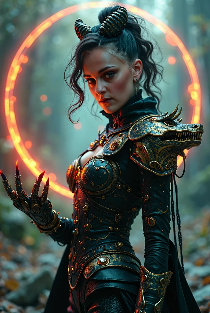 very complex hyper-maximalist super-detailed cinematic woman style corset and cat ears, Magic the meeting, pale skin and green eyes, smiling succubus flirting confidently seductive, lo gothic, soprada pelo vento cabelo, alto contraste vibrante, por andrei riabovitchev, tomasz alen kopera,moleksandra shchaslyva, peter mohrbacher, Omnious intrincado, octane, moebius, arney freytag, Fashion photo shoot, pose glamorosa, trending on ArtStation, lighting dramatic, gelo, fire and smoke, simbolismo ortodoxo Diesel punk, mistborn, environment occlusion, volumeric lighting, Lord of the Rings, BioShock, glamoroso, emocional, tatuagens, filmed in a photographic studio, Professional studio lighting, retroiluminado, Deviant-art rim lighting, hyperdetailed illustration, 8k --auto