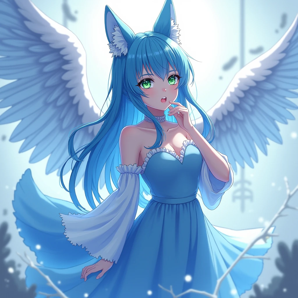 cover_page, highres, top quality, best quality, paid reward available, High-quality illustrations, unparalleled masterpiece, perfect artwork, absurdres, super high resolution, detailed background(Furry, angelic cute 1girl, Solo focus)(furry anthro:1.7)bathing in water, beautiful refraction of water, white dress soaked in water, transparent clothing, Rich colors, Dreamy, mystical, erotic(In the forest where the stream flows, Backlighting)Happy, joyful(Photos of solo travelers)(kemono, furry anthro)cinematic lighting, dynamic angle,