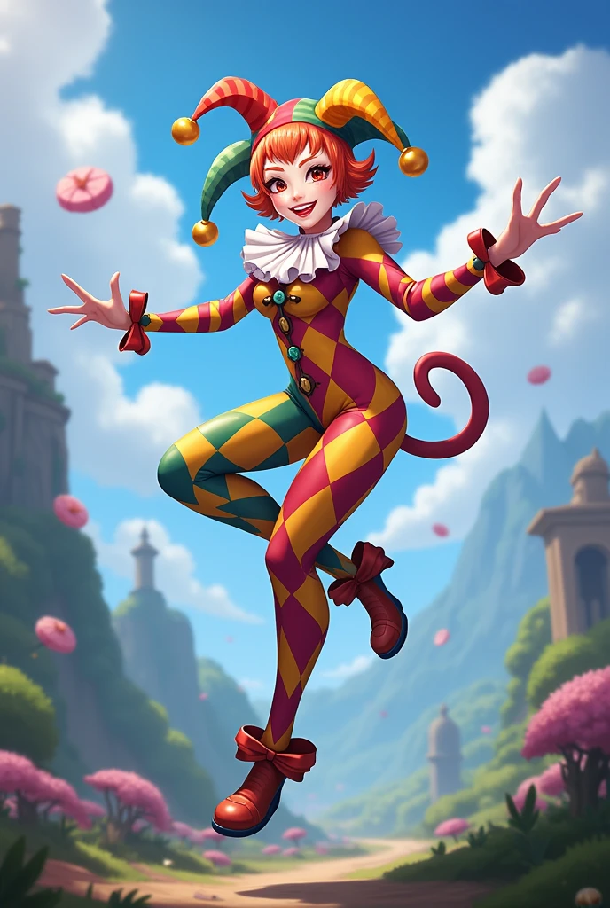 harlequin/Character from Genshin Impact/Open world game