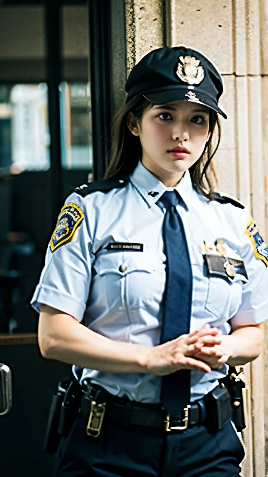 Big Breasts　Female police officer