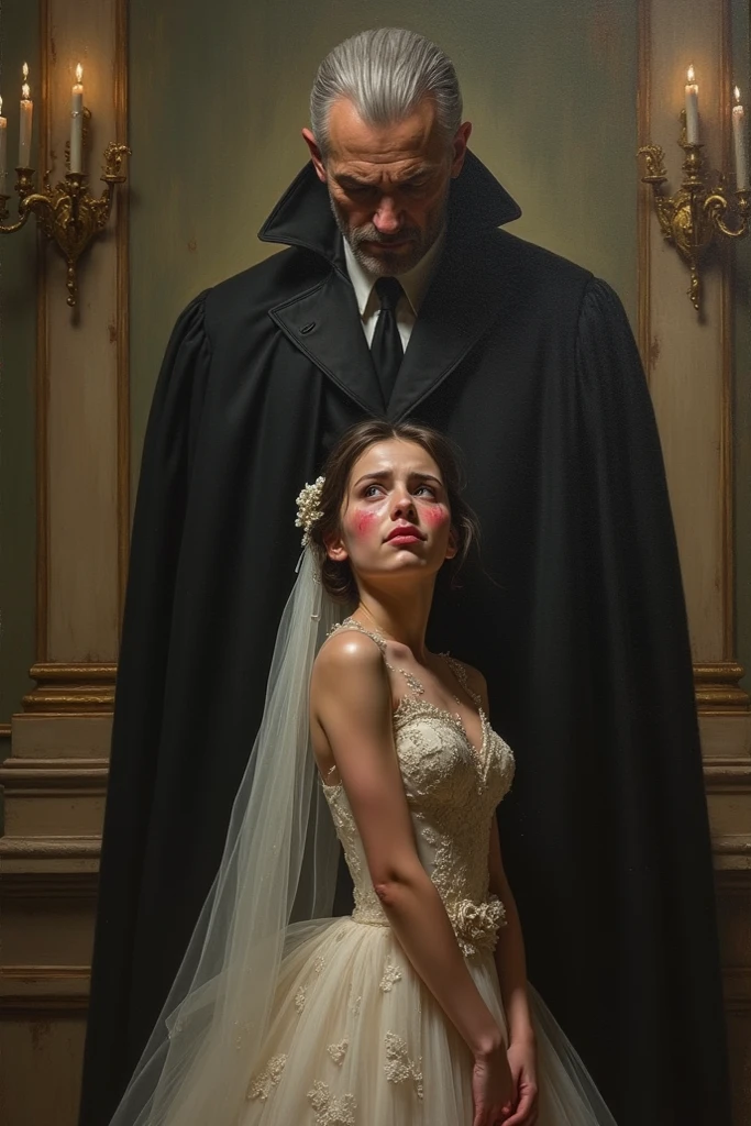 Show me a BRIDE A MINOR crying to her grown man groom