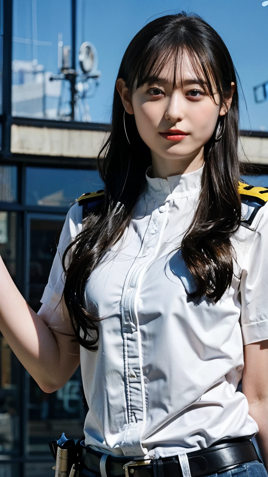 Big Breasts　Female police officer