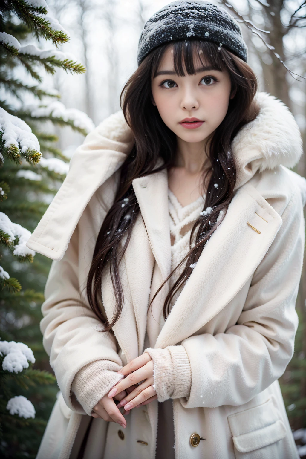 (Raw photo:1.2), (Photorealistic), Beautiful detailed girl, Very detailed eyes and face, Beautiful detailed eyes, Huge file size, High resolution, Very detailed, Best Quality, [masutepiece:1.6], Illustration, Very detailed, Fine detail, Best Quality, 8K Wallpaper, Movie Lighting,Beautiful Snow White 18-year-old woman , standing next to you, standing.in the fire next to you, deeper than the rain, deeper than the pain, deep like DNA, something they can't take away, take off
