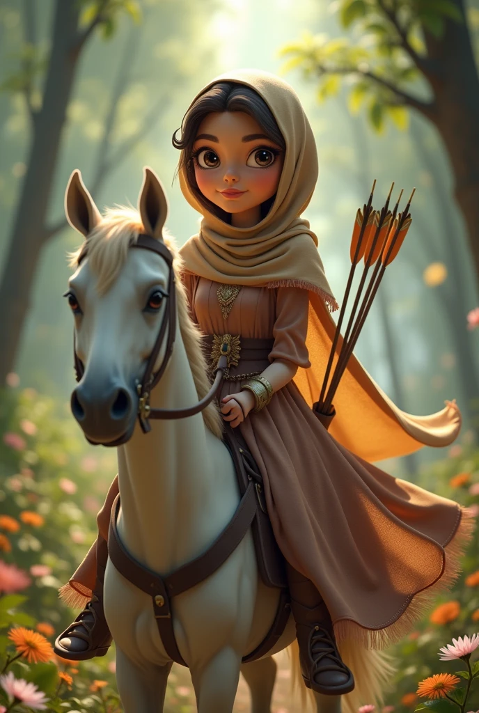 1. Background and environment:
• Cherry blossom petals fluttering、In billowing pink and light blue clouds • Out of focus background 2. Subject and composition:
• Cute girl riding a gold chariot with RES written on it • Macro and detailed image 3. Character Details:
• Wear a red helmet • In your right hand #Holding 580 flags • Staring straight ahead with bright light blue eyes 4. Writing and Style:
• Portraits are realistic with studio lighting