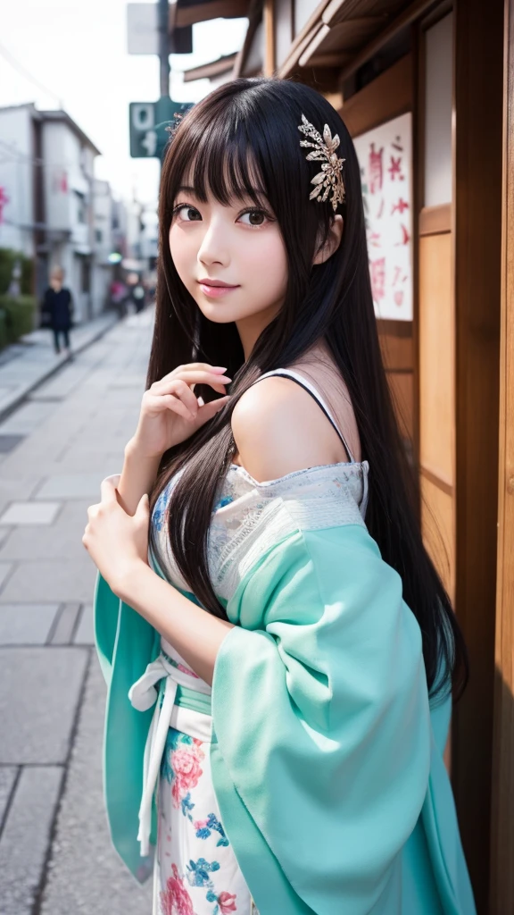 Yamato Nadeshiko、Japanese beauty、 Japanese girl、Idol&#39;s face、 sensual women 、 naked girls、cute、( 1 girl),  amazing face and eyes, (Big round eyes:1.10), ( Highly Detailed and Beautiful Faces ), smile, ( School Navy Pleated Mini Skirt),  ( best quality:1.4), (Super detailed), ( surreal, Realistic:1.37),  white skin,  Highly Detailed CG Integrated 8K Wallpaper ,  professional photos,  Movie Lighting,, (No pants), (Venus&#39;s Crack:1.3), Only wearing a skirt、Toplessです、 smaller breasts、 Supermodel Body 、 I'm standing facing the front 、 My chest stands facing the front ((( topless)))、With Ribbons 、((((Topless))))、I'm a sensual naked woman 、No bra、