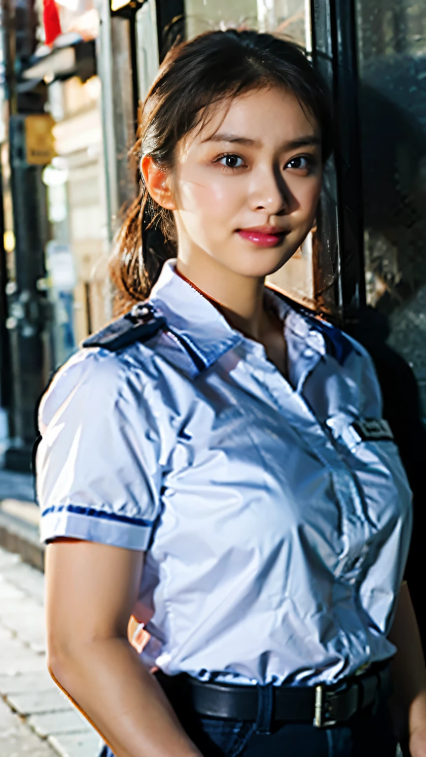 Big Breasts　Female police officer