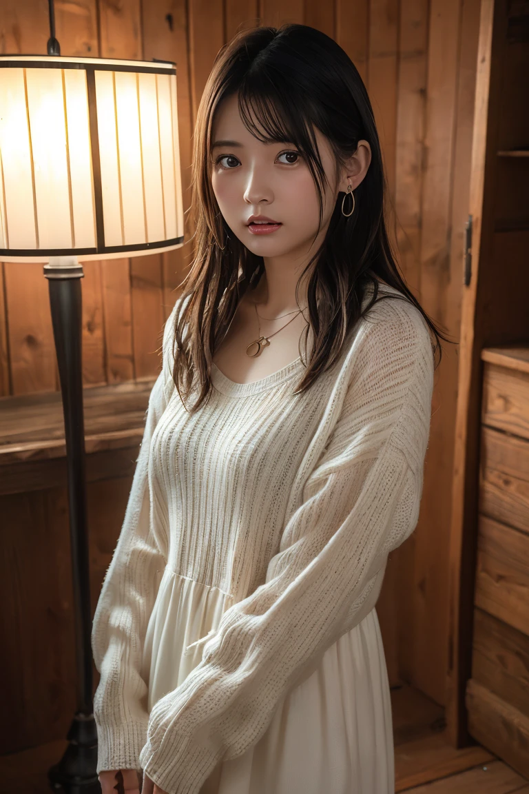 (Highest quality:1.4),(masterpiece:1.4),(Realistic:1.4),(Realistic:1.2),(超High resolution, RAW Photos:1.4),(High resolution, Ultra-detailed:1.2),(8k:1.2),Cinematic photography,a photo of a dark-haired,One girl,alone,wear ,((Japanese female warrior))、((Upper Body:1.3))