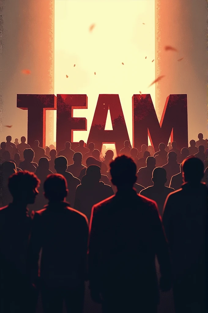 মন্সিবাড়ি (Superior Team) লিখা থাকবে।
এবং কিছু মানুষের ভিড়ের ছায়া থাকবে।