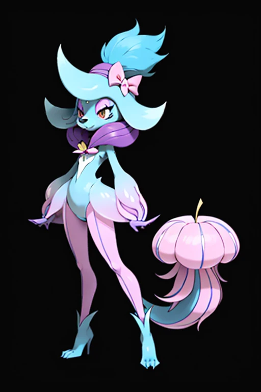 Female furry jellyfish pokemon v style 