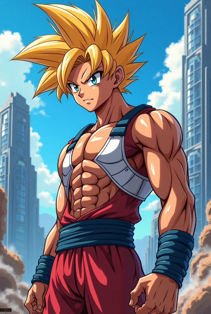 best quality, (masterpiece),(ultra-detailed), (high quality), (high resolution), <lora:ssj4-10:0.5>, abs, blush, body fur, jewelry, long hair, monkey tail, muscular, pectorals, red fur, solo, spiked hair, ssj4, super saiyan, tail, uzumaki naruto, <lora:Naruto:0.5>,blue eyes, blonde hair,