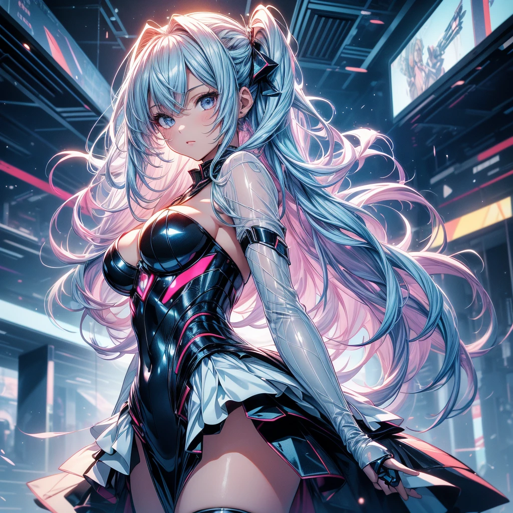 middle School girls,smile,Beautiful girls,Beautiful girl from another world,Girl holding a light sword in her hand,Cyberpunk uniforms,The best quality to get you horny,Psychic,Wizard,battle,Colorfulな髪色,Perfect Girl,Super cute girl,Cyberpunk Background,Cute uniform,Uniform of the Future,Wearing a cardigan,Long Hair、Sparkling eyes,She has her bangs down,Colorful,Ultra HD,Young girl,sex,Green Eyes,Naughty Girls,Full body image,Big Breasts,Beautiful Girl's Paradise,Fashion Girl,Naughty Girls,Beautiful Girl Country,High-dimensional beautiful girl,A beautiful girl who transcends everything,Pink Cardigan,So beautiful,Absurd,Beautiful girls,