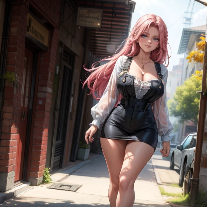 Animecharacter-girl-pinkhair-greyeyes-sexyputfit-bigboobs-cuteandcharming-fullbodypic-sexygirl-hotgirl-highquality-image