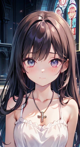 （Cute older sister:1.3）、smile,Spring atmosphere、naked、Nipples、evening、Black Hair、university student、Braiding、holiday、,Large Breasts、Long Hair、全naked