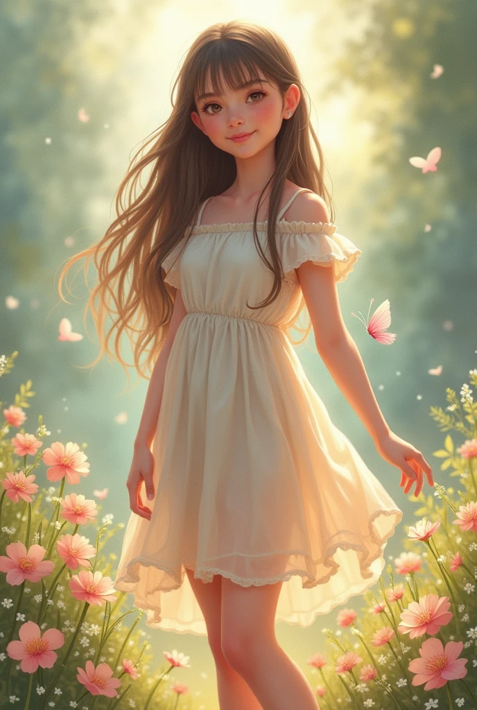 Beautiful, cute, woman