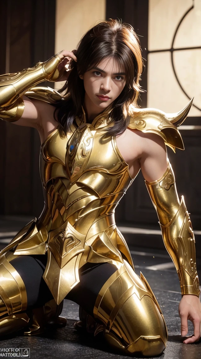 (((1man)))  a hyper realistic ultra detailed photograph of a handsome japan man photorealistic full pose style Milo at agreek ruins background, tattered scorpio gold half shiny metal armor, helmet ,sort brown hair, blue eyes, dynamic full body pose, detailed face, 30-megapixel, 4k, Canon EOS 5D Mark IV DSLR, 85mm lens, sharp focus, intricately detailed, long exposure time, f/8, ISO 100, shutter speed 1/125, diffuse back lighting, award winning photograph, facing camera, looking into camera, monovisions, perfect contrast, High sharpness, facial symmetry, depth of field, ultra-detailed photography, raytraced, global illumination, TanvirTamim, smooth, ultra high definition, 8k, unreal engine 5, ultra sharp focus, award-winning photograph, trending on artstation, realistick 8k