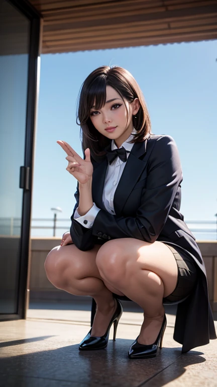 Multiple girls, der riese art, a hyperrealistic schoolgirl, 非常に詳細なder rieseショット, der riese, Shorthair, Black pantyhose, A gigantic high school girl that exceeds a skyscraper, Wearing rimless glasses, Colossal tits, Navy blue blazer, Red tie, Mini Length Skirt, Black pantyhose, Pantyhose sole, Pantyhose Toe, hands off shoes, very small metropolis, Trying to destroy a miniature metropolis, Full body depiction, nffsw, giga der riese, der riese, Black pantyhose, Pantyhose legs, Pantyhose sole, Stomping City, crash city, Small town, micro city,