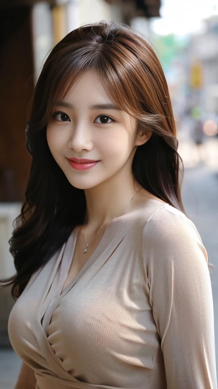 masterpiece,best quality,(Japanese ),((Beautiful girl)),cleavage,indoor,(perfect body beauty:1.2),(shy smile),beautiful teeth,